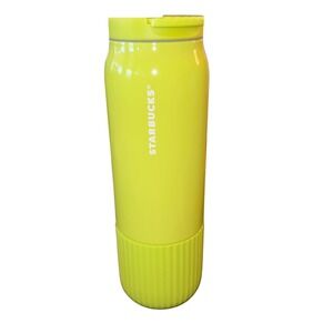 Starbucks Tumbler 20 fl oz Travel Coffee‎ Mug Vacuum Insulated Yellow/green New